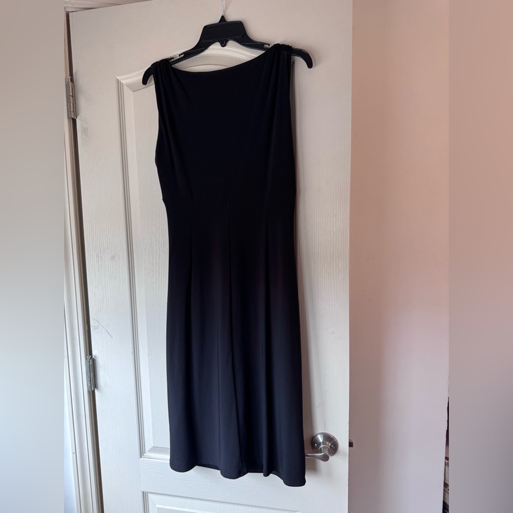 Ralph Lauren Fitted Black Dress